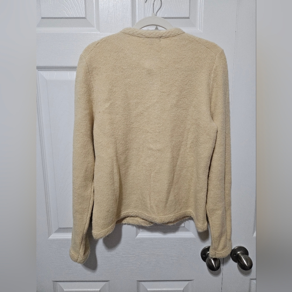 J. Crew Wool Blend Button Front Cardigan M - Picture 6 of 6